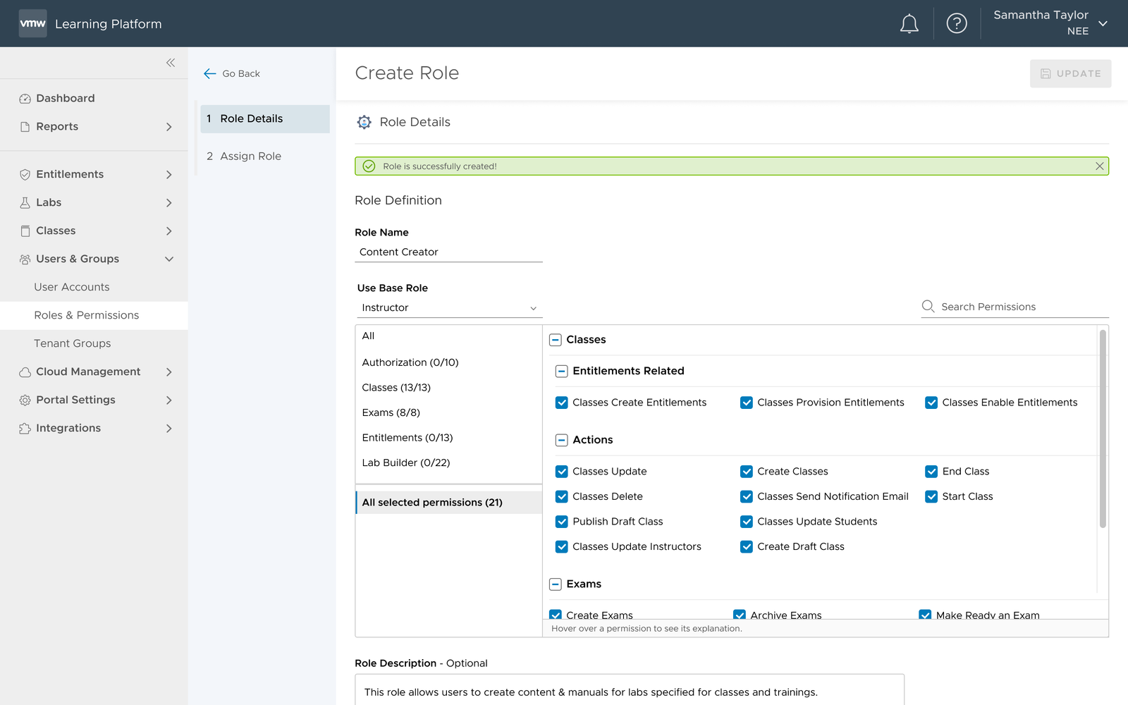 VLP Lite interface showing simplified onboarding